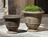 Photo of Campania Fleur de Lis Urns - Marquis Gardens